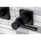 Kingston Brass KS6120DL Two-Handle Wall Mount Bathroom Faucet, Matte Black KS6120DL - alternate 3